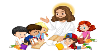 Jesús con niños.