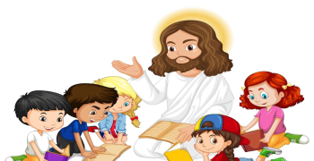 Jesús con niños.
